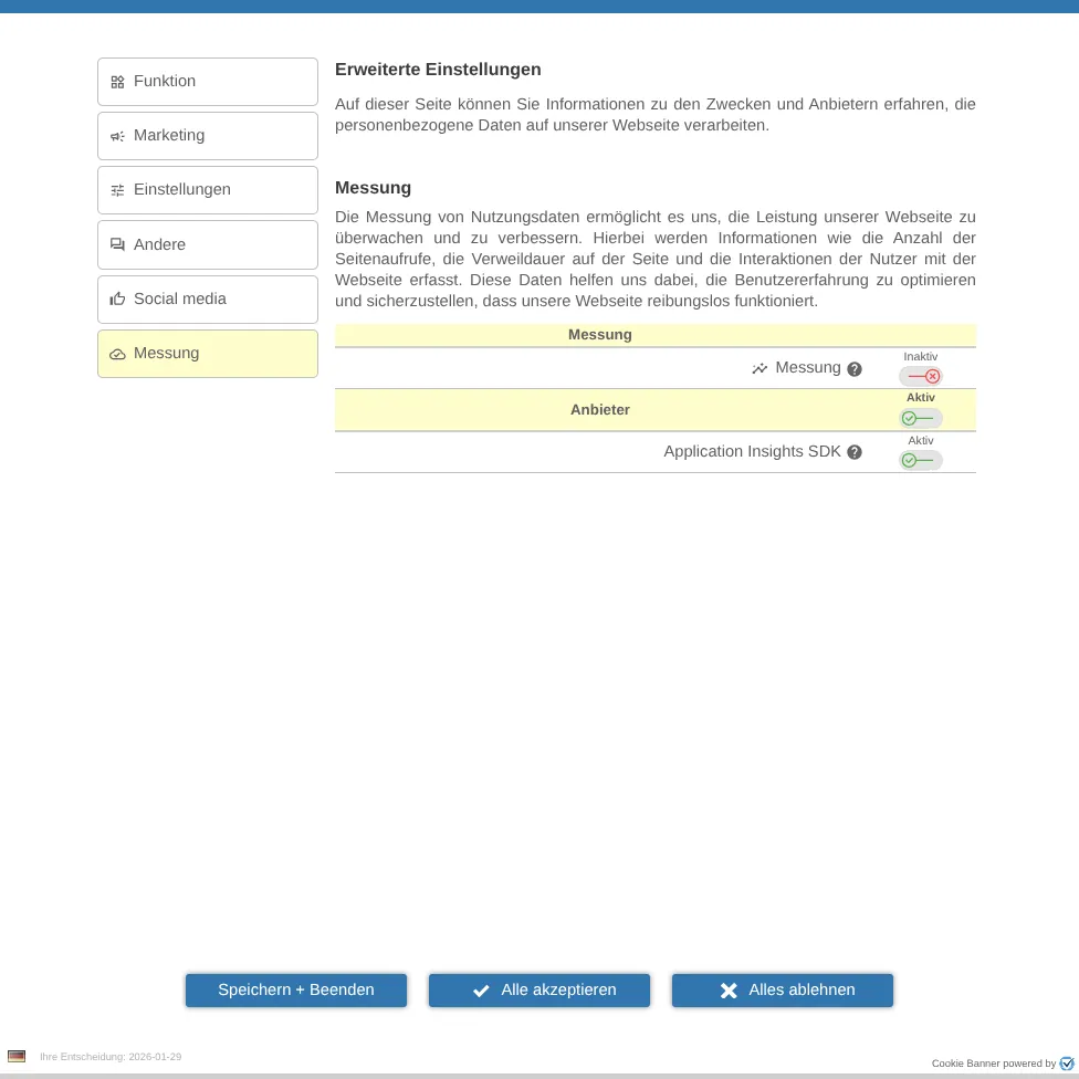 DSGVO-konforme Zustimmungserfassung