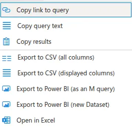 Export nach Power BI / Excel