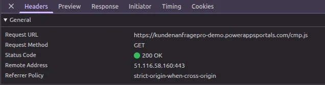 Browser-Konsole: Lokales Skript wird trotz CSP geladen