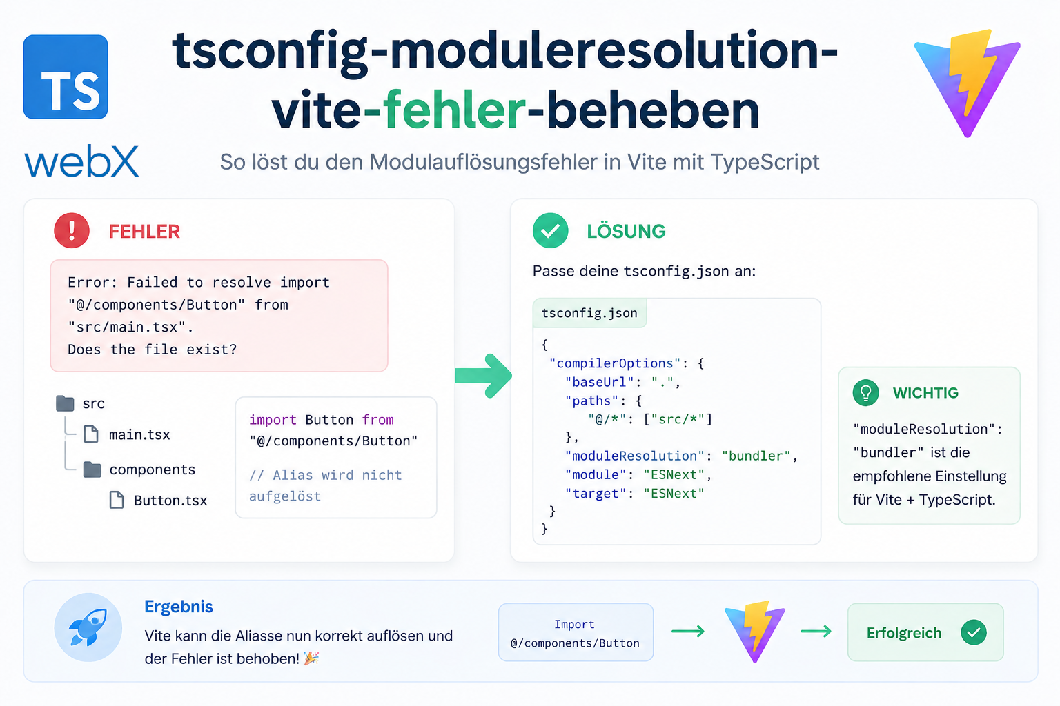 Warum module Node16 die Vite-Extension kaputt macht und wie es zu beheben ist